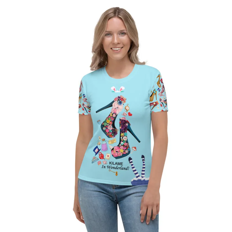 Women's T-shirt 'Alice in wonderland'