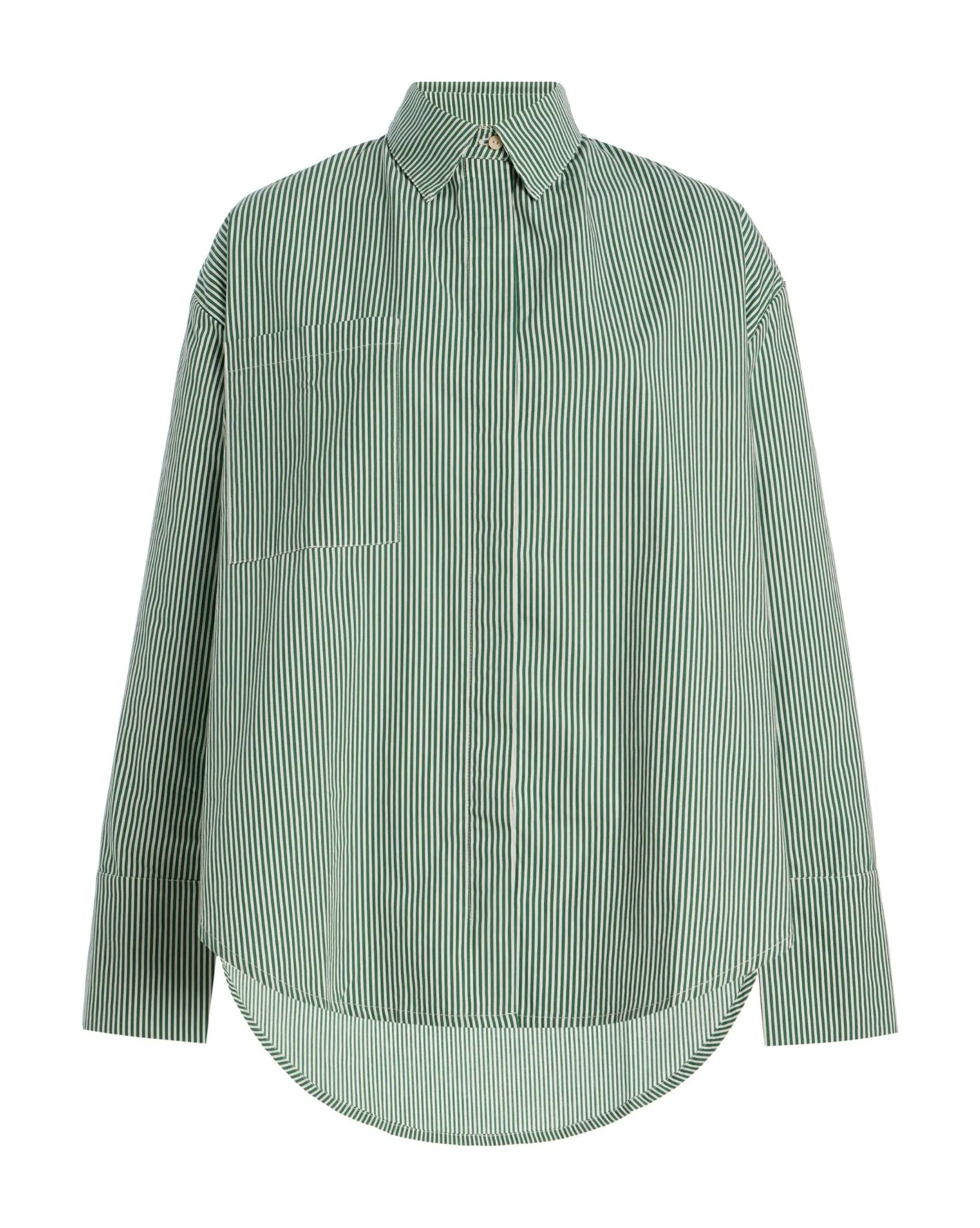 Womens Tallow Pin Stripe Cotton Shirt