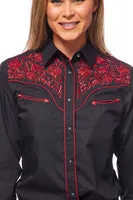 Women’s Western Embroidered Shirts -LS500-512