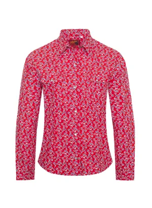 Women's Western Print Shirts -LS100-122
