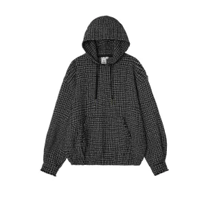 X Girl Womens Tweed Jersey Hoodie