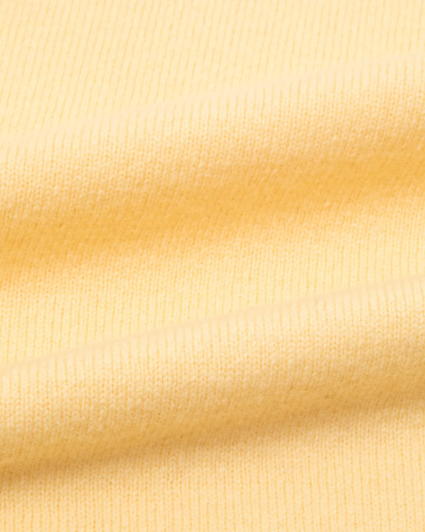 Yellow Lambswool Crew Neck