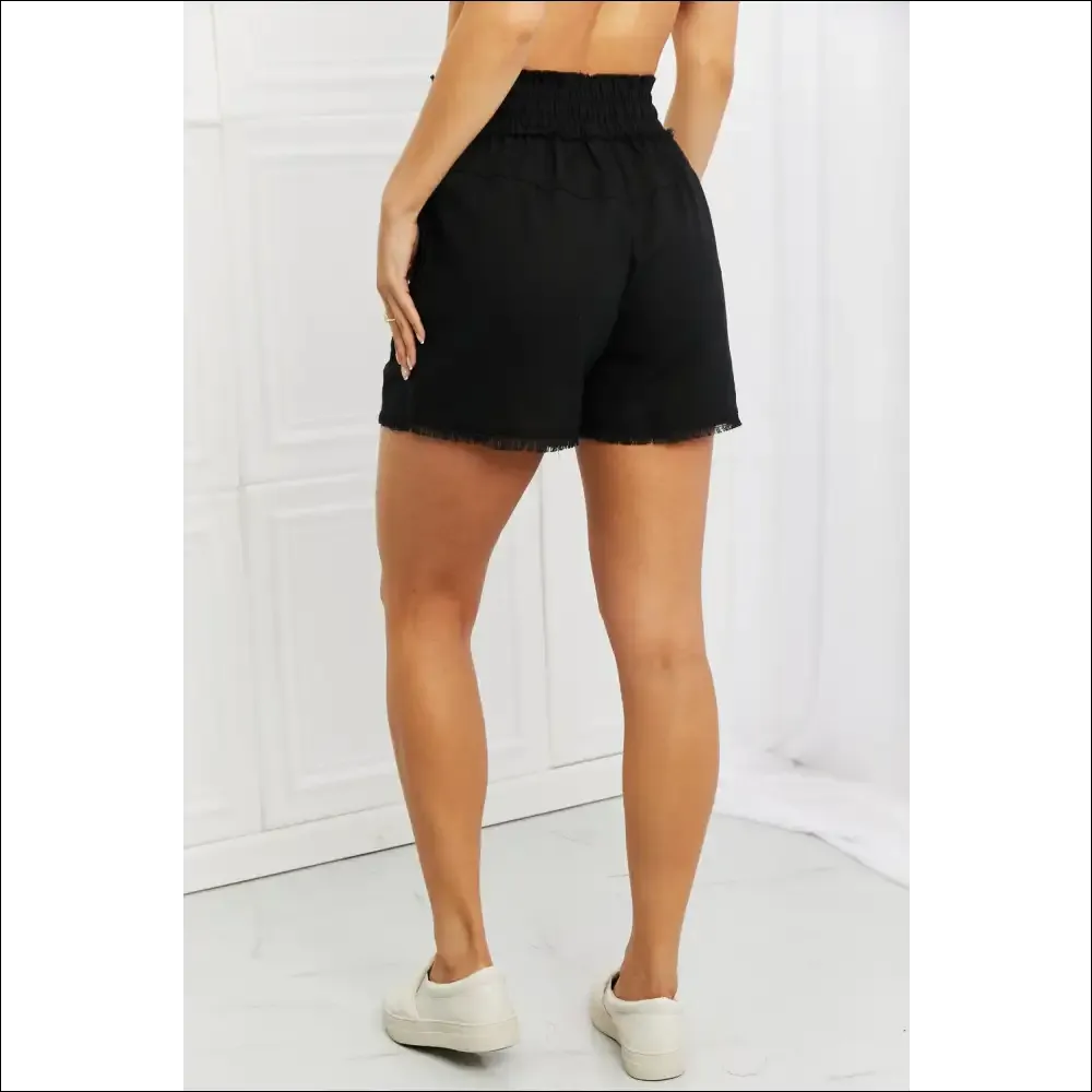 Zenana Seaside Linen Shorts for Women